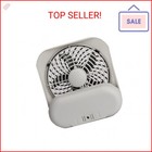 O2cool Treva 5 Inch Battery Powered Fan Portable Desk Fan 2 Cooling Speeds With