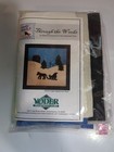Amish Christmas Horse And Sled Felt Picture Kit 8 5x 8 5 