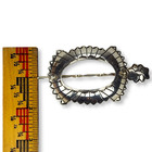 Vintage Southwestern Sterling Silver 925 Hand Stamped Ponytail Holder