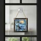 Wood Hanging Sign Nautical Lighthouse Ocean Scene 4 8 Inch Small Wall Art
