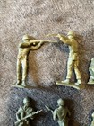 Vintage Marx Type Rare Light Green German Soldiers Toy Military Army Lot X 16