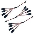5pcs Jr Y Connector Servo Extension Cable For Rc Models