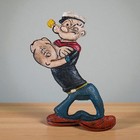 Popeye Sailor Man Cast Iron Bottle Opener With Painted Finish  5  X 3  