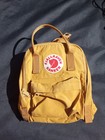 Fjallraven Backpack Unisex Ochre Yellow Kanken Mini Book Bag 