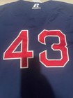 Signed 2012 Rare Game Used Worn Rich Hill Pawtucket Red Sox Jersey