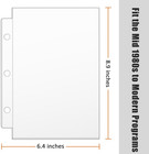 Page Protectors For Broadway Play Program And Theater Programs  50 Sheet Protect
