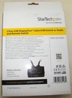 Startech Sv211dpua 2-port Usb Displayport Cable Kvm Switch New