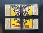 Lot Of 4 Batman A Series Red Bat Trading Cards 1966 Originals