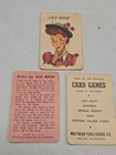 Vintage Whitman Old Maid Card Game  4117 W  Box   Instructions - Complete Set