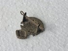 Vintage Baroda Police Crowned Badge Princely State India Uniform Insignia Pin  r