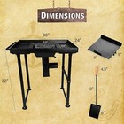 Fire Pot Coal Forge Stand With Hand Blower - Forge Starter Kit