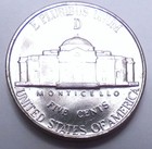 1943 D Jefferson War Silver Nickel From Bu Unc Roll - Steps