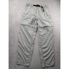 Rei Sahara Convertible Cargo Hiking Pants Womens Medium Sage Green Zip Off