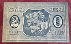 1916 - 1922 Austria Lot Of 6 Paper Banknotes 2   20 Heller   1  2    10 Kronen