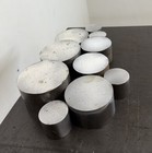 12l14 Steel Round Bar Stock     Large Diameter     10 Pcs     40 55 Lbs     Machine Lot