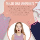Buyless Fashion Girl Tanks Cotton Undershirts For Dance Gymnastics  Kids 6 Pack 