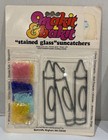 Vtg Makit   Bakit Suncatcher Kits Parrot   Crayons Sealed Quincrafts Nos 2 Lot