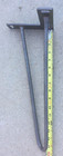 True Vintage Wrought Iron 16  Hairpin Table Legs 50 s 60 s 16 Inch Tall Set Of 4