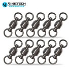  0  8 Size Heavy Duty Ball Bearing Rolling Swivels Solid Ring Fishing Connector
