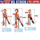 Ratchet Lever Chain Hoist  6t 6600 Lbs Manual Lever Hoist With Double Pawl Brake