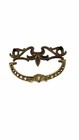 Antique Brass Drawer Pull Backplate 2 Pc Ornate Victorian Furniture Hardware 4   