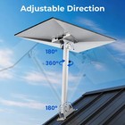 Starlink Gen 3 4 4x Mount Kit  360   Heavy Duty Adjustable Pivot Mount  White
