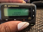 Vintage Motorola Flex Pager beeper Sprint Black With Case And Clip It Works  