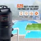 Pool Cartridge Filter In above Ground Swimming Pool Filtration 525sq ft