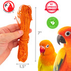 Bonka Bird Toys 1153 Pk1 Raffia Bundle Multiple Colors Diy Parrot Toy Making Pet