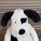 Jellycat 12  Plush Bashful Puppy Dog Cream W  Black Spots Soft Plush Stuffed Toy