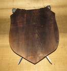 Vtg Spanish Coat Of Arms Sword   Shield Wall Plaque Decor Cast Metal   Wood