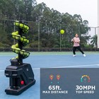3809bh Tennis Ball Machine  Max 30 Mph  Adjustable Launching Angle And Interv   