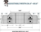 Feed Garden Adjustable Dog Car Barrier Heavy Duty Wire Mesh Universal Divider