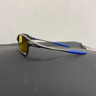 Oakley Square X Metal Sunglasses Polished Ruby Lens Gray Frames Vintage
