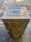 18 5 x16 x34  Metal Vintage Decorative Safe - No Key