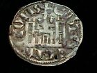 Scarce Middle Ages Hammered Billon  Bust Cornado   1 Dinero - Coruna