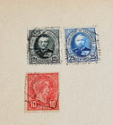 Luxembourg Collection Used Approx  1875 - 1915 On Old Printed Pages