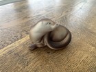 Vintage Highbank Porcelain Otter Ornament Vgc Circa 1980s Made In Scotland