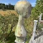 Art Deco Mannequin Head Antique Store Counter Hat Scarf Display 26   