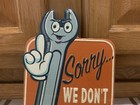 Don   t Lend Tools Metal Sign Vintage Style Wall Decor Management Parts Garage Gas