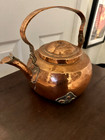 Antique Dovetail Copper Kettle - Hand Hammered - Ottoman Middle Eastern