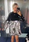 Adidas Adilenium Season 4 Teamgeist Sequins Mini Dress S M Xl New Nwt