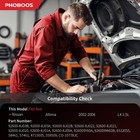 Phoboos A c Compressor Clutch Compatible Nissan Altima 2002-2006 L4 2 5l