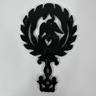 Vintage Cast Iron Wilton Trivet Eagle Heart Hangable Pot Rest