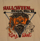 Rare Vintage 1992 Halloween Reggae Ball T-shirt Key West Collectors Must L  k
