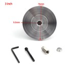 3inch  76mm Cnc Aluminum Spinner For 2 Blades Propeller Rc Airplane 3 