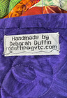 New Handmade Strip Lap Quilt 52x41  Pastels Double Side Made In Usa