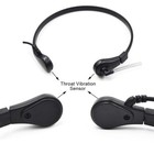 Throat Mic Earpiece Headset Ptt For Motorola Talkabout Portable Radio 2 5mm New