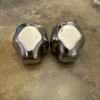 2 Pcs Whiskey Skulls Stainless Steel Ice Cubes Wine Beer Chillers Euc