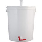 8 Gallon Fermenting Bucket With Spigot  Lid   Air Lock Homebrew Beer Wine Spirit